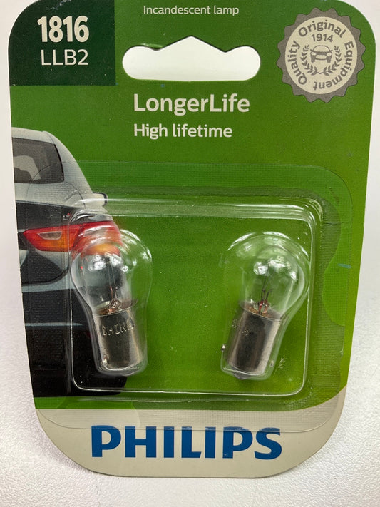 Philips 1816LLB2 LongerLife Instrument Panel Lamp Light Bulb 1816 - 2 PACK