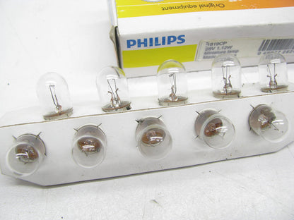 (10) Philips 1819CP Miniature Light Bulbs 28V 1.12W