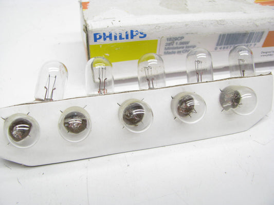 (10) Philips 1829CP Miniature Light Bulbs 28V 1.96W