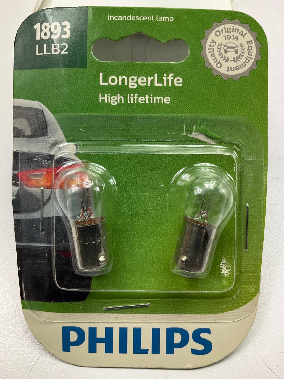 Philips 1893LLB2 Longerlife Instrument Panel Lamp Light Bulb 1893 - 2 PACK