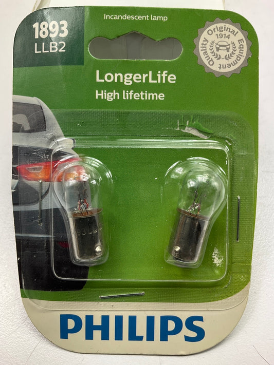 Philips 1893LLB2 Longerlife Instrument Panel Lamp Light Bulb 1893 - 2 PACK