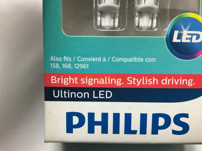 Philips 194RLED Ultinon LED RED Brake Turn Lamp Light Bulb 194 - 4 PACK
