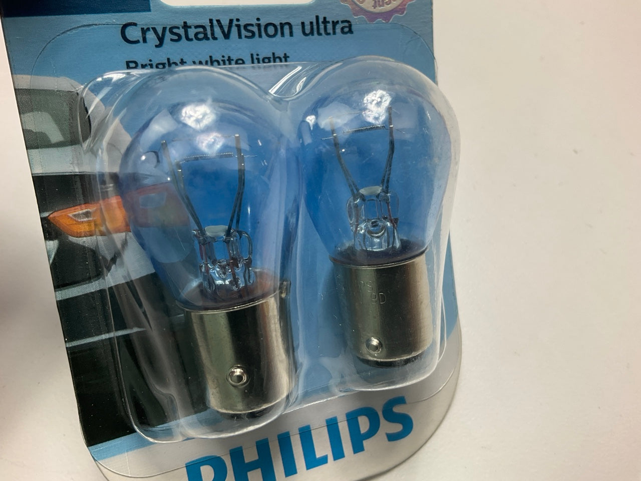 (2) Philips 2057CVB2 Crystalvision Ultra Brake Lamp Light Bulb 2057 - 2 PACK