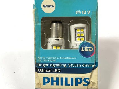 Philips 2057WLED Ultinon LED White Parking Light Lamp Bulb 2057 - 2 PACK