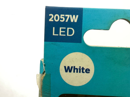 Philips 2057WLED Ultinon LED White Parking Light Lamp Bulb 2057 - 2 PACK