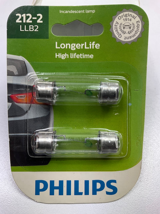 Philips 212-2LLB2 Longerlife Courtesy Lamp Light Bulb 212-2 - 2 PACK