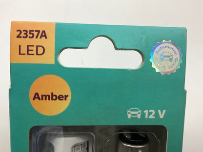 Philips 2357ALED Ultinon LED Amber Turn Signal Lamp Light Bulb 2357 - 2 PACK