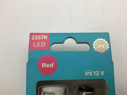 Philips 2357RLED Ultinon LED RED Tail Lamp Light Bulb 2357 - 2 PACK
