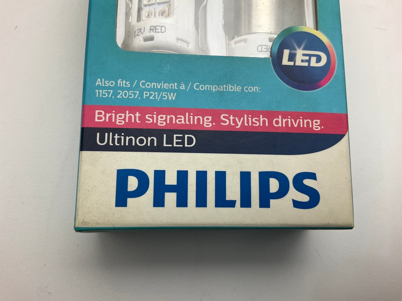 Philips 2357RLED Ultinon LED RED Tail Lamp Light Bulb 2357 - 2 PACK