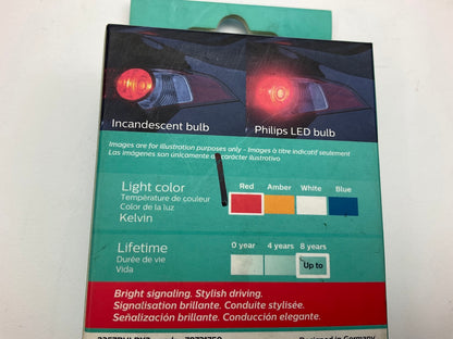 Philips 2357RLED Ultinon LED RED Tail Lamp Light Bulb 2357 - 2 PACK