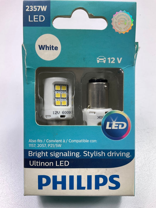 Philips 2357WLED Ultinon LED White Parking Lamp Light Bulb 2357 - 2 PACK