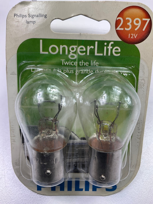 Philips 2397LLB2 Longerlife Turn Signal Lamp Light Bulb - 2 PACK