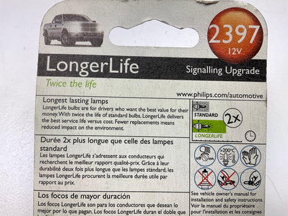 Philips 2397LLB2 Longerlife Turn Signal Lamp Light Bulb - 2 PACK