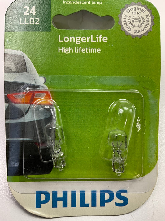 Philips 24LLB2 Longerlife Side Marker Lamp Light Bulb 24 - 2 PACK