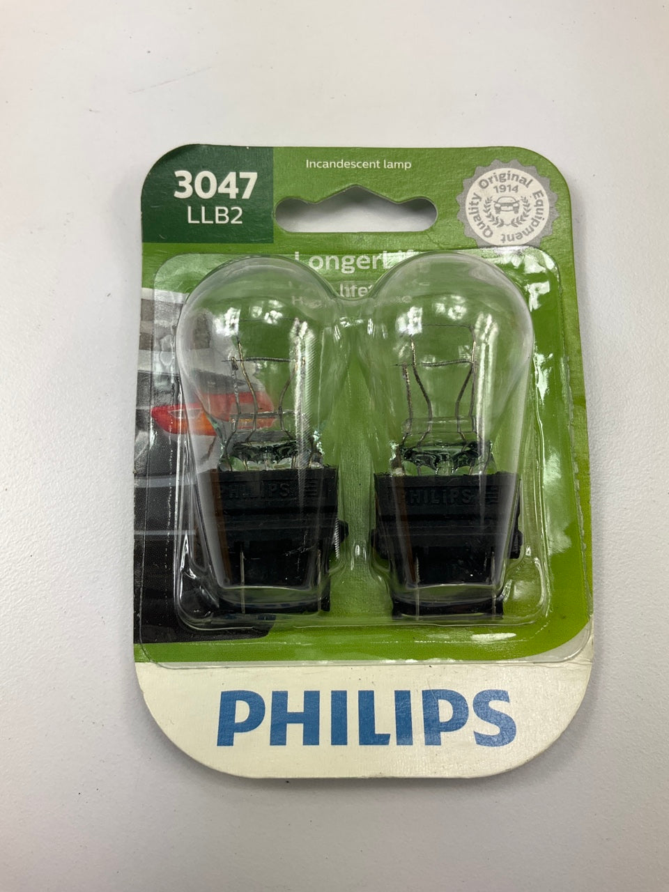 Philips 3047LLB2 Longerlife Tail Light Lamp Bulb - 2 / Pack