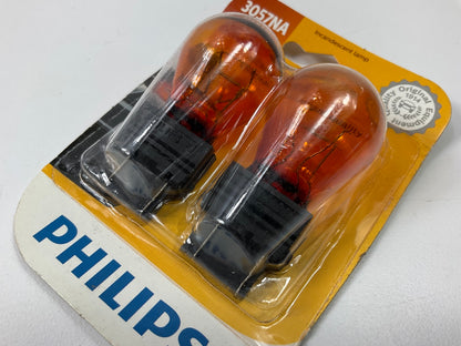Phillips 3057NAB2 Standard AMBER Turning Signal Light Bulb 3057NA - Pack Of 2