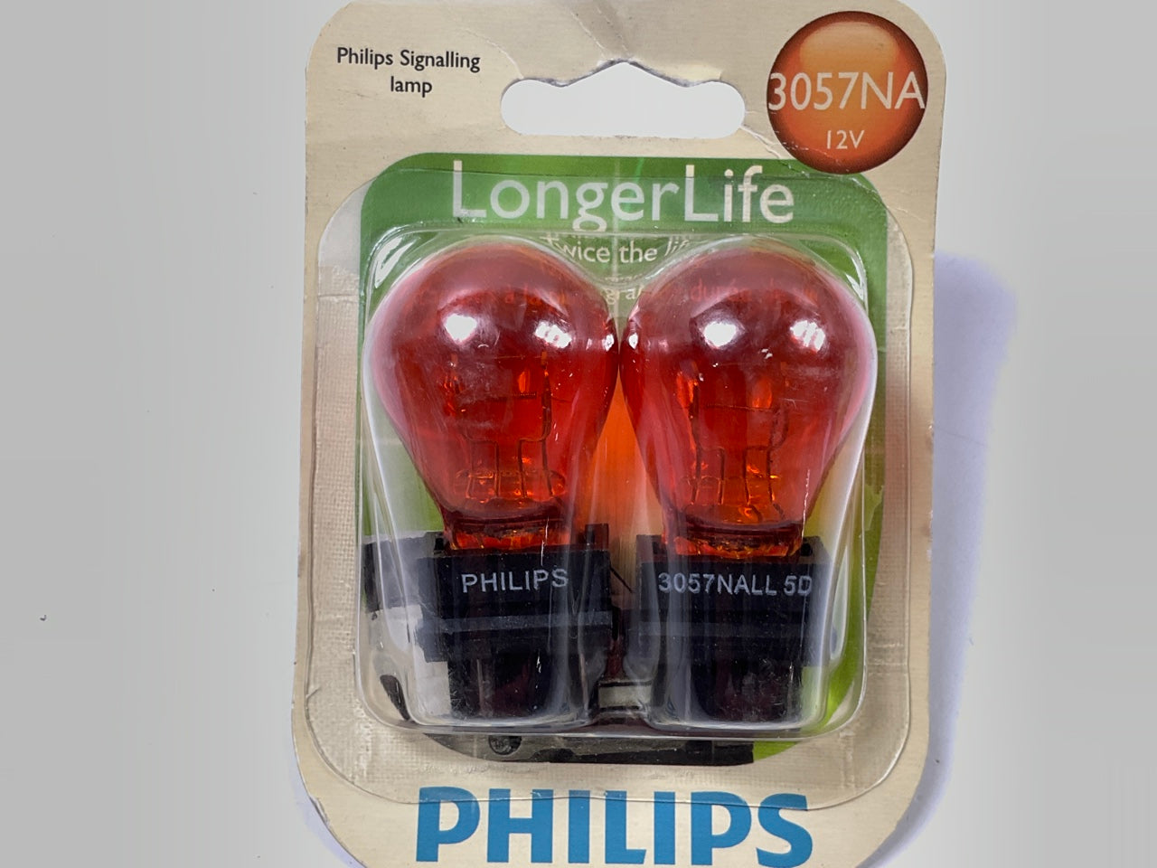 Philips 3057NALLB2 Longerlife Amber Turn Signal Lamp Light Bulb 3057 - 2 PACK