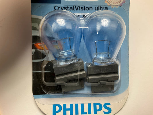 Philips 3156CVB2 Crystalvision Ultra  Back Up Lamp Light Bulb 3156 - 4 PACK