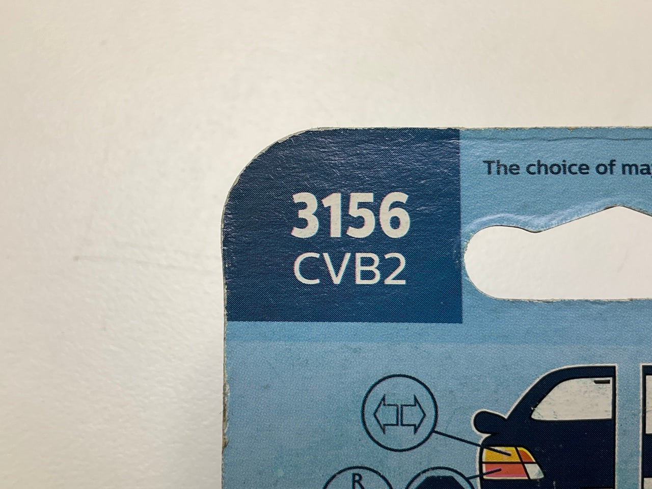 Philips 3156CVB2 Crystalvision Ultra  Back Up Lamp Light Bulb 3156 - 4 PACK