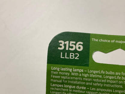 Philips 3156LLB2 Longerlife Back Up Lamp Light Bulb 3156 - 4 PACK