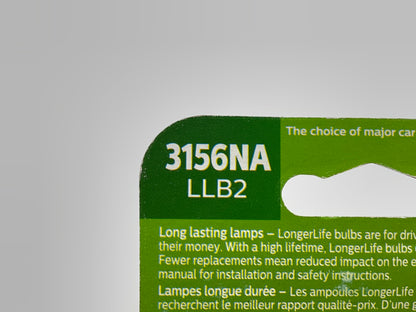 Philips 3156NALLB2 Longerlife Amber Turn Signal Lamp Light Bulb 3156 - 2 PACK