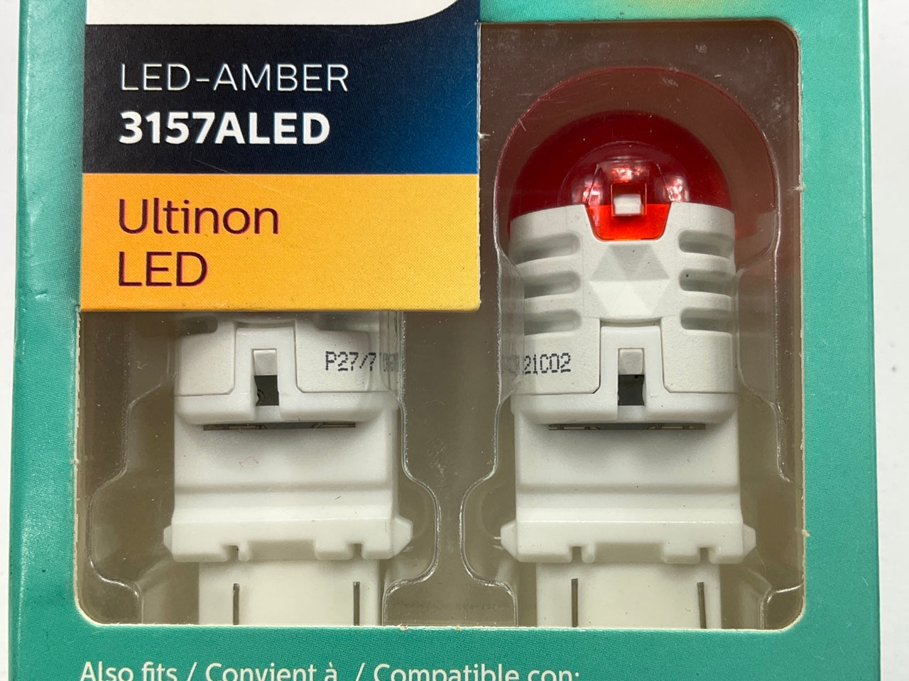Philips 3157ALED Ultinon LED AMBER Turn Signal Lamp Light Bulb 3157 - 2 PACK