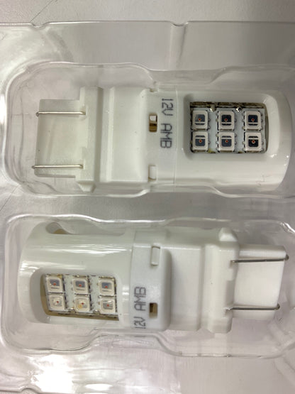 Philips 3157ALED Ultinon LED AMBER Turn Signal Lamp Light Bulb 3157 - 2 PACK