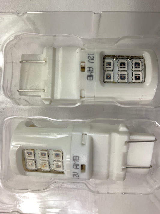 Philips 3157ALED Ultinon LED AMBER Turn Signal Lamp Light Bulb 3157 - 2 PACK