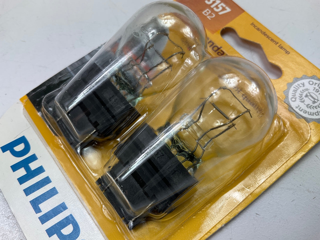 Philips 3157B2 Standard Brake Lamp Light Bulb 3157 - 2 PACK