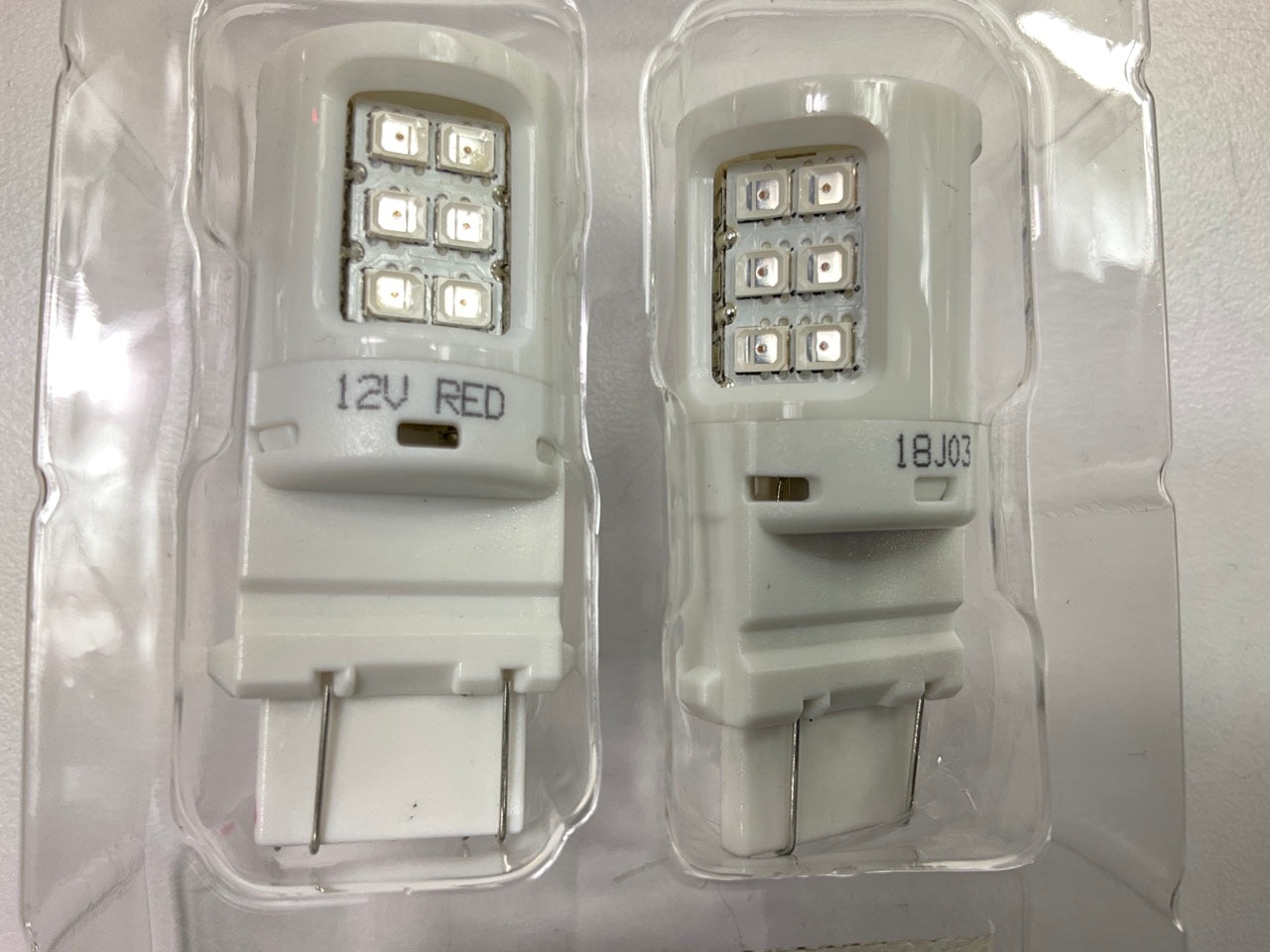 Philips 3157RLED Ultinon LED RED Brake Lamp Light Bulb 3157 - 2 PACK