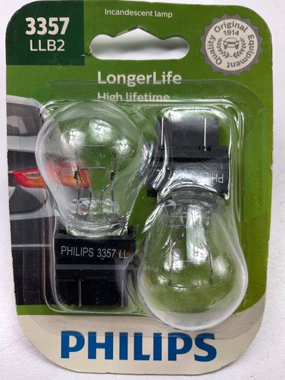 Philips 3357LLB2 LongerLife Side Marker Light Bulb 3357 - 2 PACK