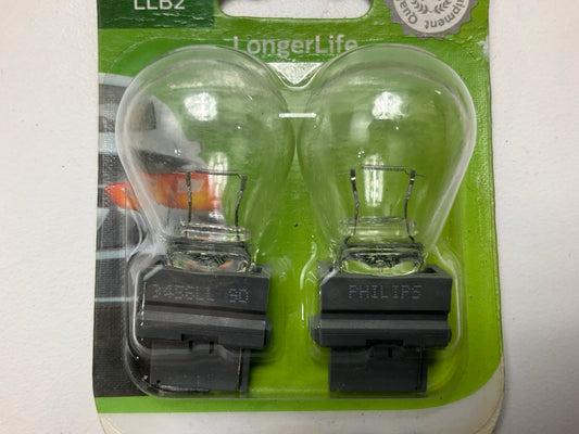 Philips 3456LLB2 Longerlife Turn Signal Lamp Light Bulb - 4 PACK