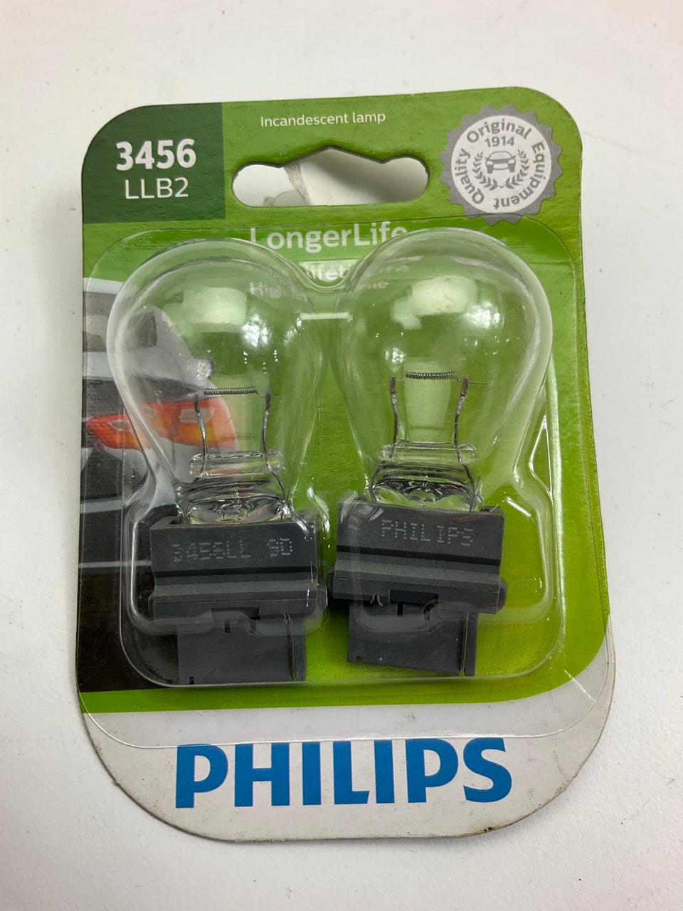 Philips 3456LLB2 Longerlife Turn Signal Lamp Light Bulb - 2 PACK