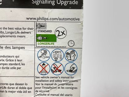 Philips 37LLB2 LongerLife Instrument Panel Lamp Light Bulb 37 - 2 PACK