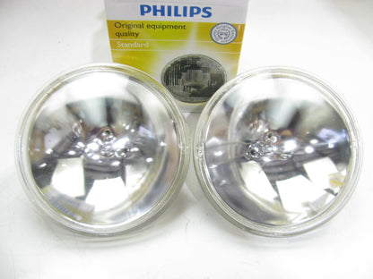 (2) Philips 4007C1 Sealed Beam Lamp Light Bulbs 13V 100W