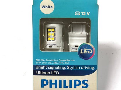 Philips 4057WLED Ultinon LED White Back Up Lamp Light Bulb 4057 - 2 PACK