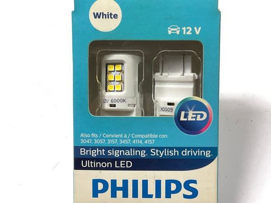 Philips 4057WLED Ultinon LED White Back Up Lamp Light Bulb 4057 - 2 PACK