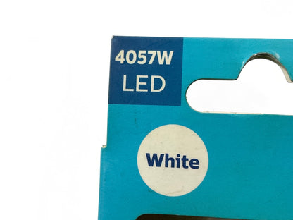 Philips 4057WLED Ultinon LED White Back Up Lamp Light Bulb 4057 - 2 PACK