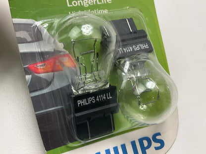 Philips 4114LLB2 LongerLife Daytime Running Lamp Light Bulb 4114 - 4 Bulbs Total