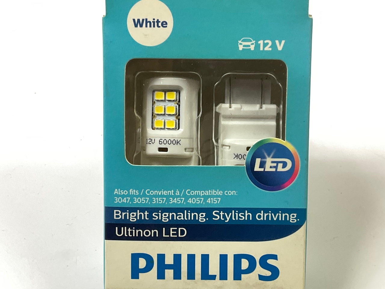 Philips 4114WLED Ultinon LED WHITE Daytime Running Lamp Light Bulb 4114 - 2 PACK