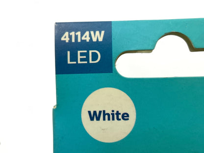 Philips 4114WLED Ultinon LED WHITE Daytime Running Lamp Light Bulb 4114 - 2 PACK