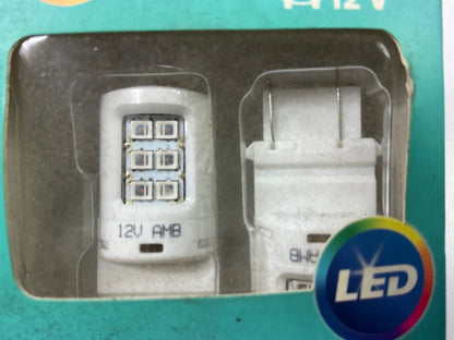 Philips 4157ALED AMBER Ultinon LED Turn Signal L Amp Light Bulb 4157 - 2 PACK