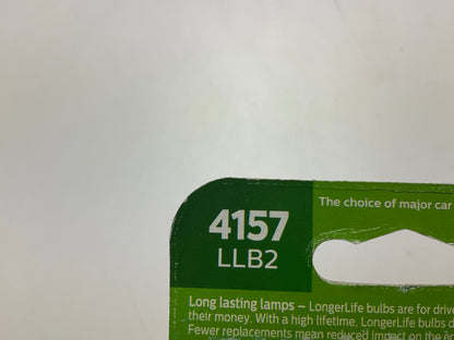 Philips 4157LLB2 Longerlife Turn Signal Lamp Light Bulb 4157 - 4 PACK