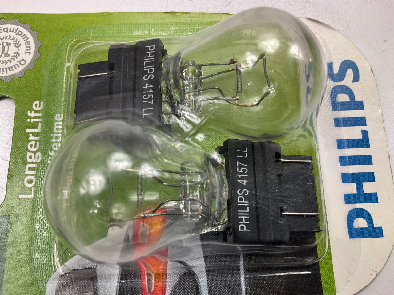 Philips 4157LLB2 Longerlife Turn Signal Lamp Light Bulb 4157 - 2 PACK