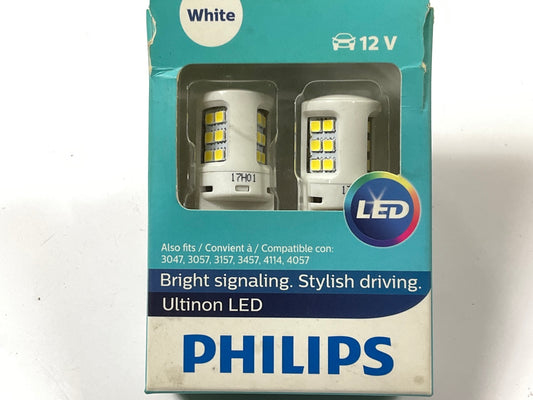 Philips 4157WLED Ultinon LED White Parking Lamp Light Bulb 4157 - 2 PACK