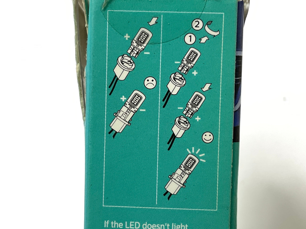 Philips 4157WLED Ultinon LED White Parking Lamp Light Bulb 4157 - 2 PACK