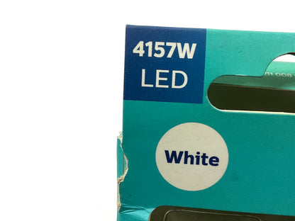 Philips 4157WLED Ultinon LED White Parking Lamp Light Bulb 4157 - 2 PACK