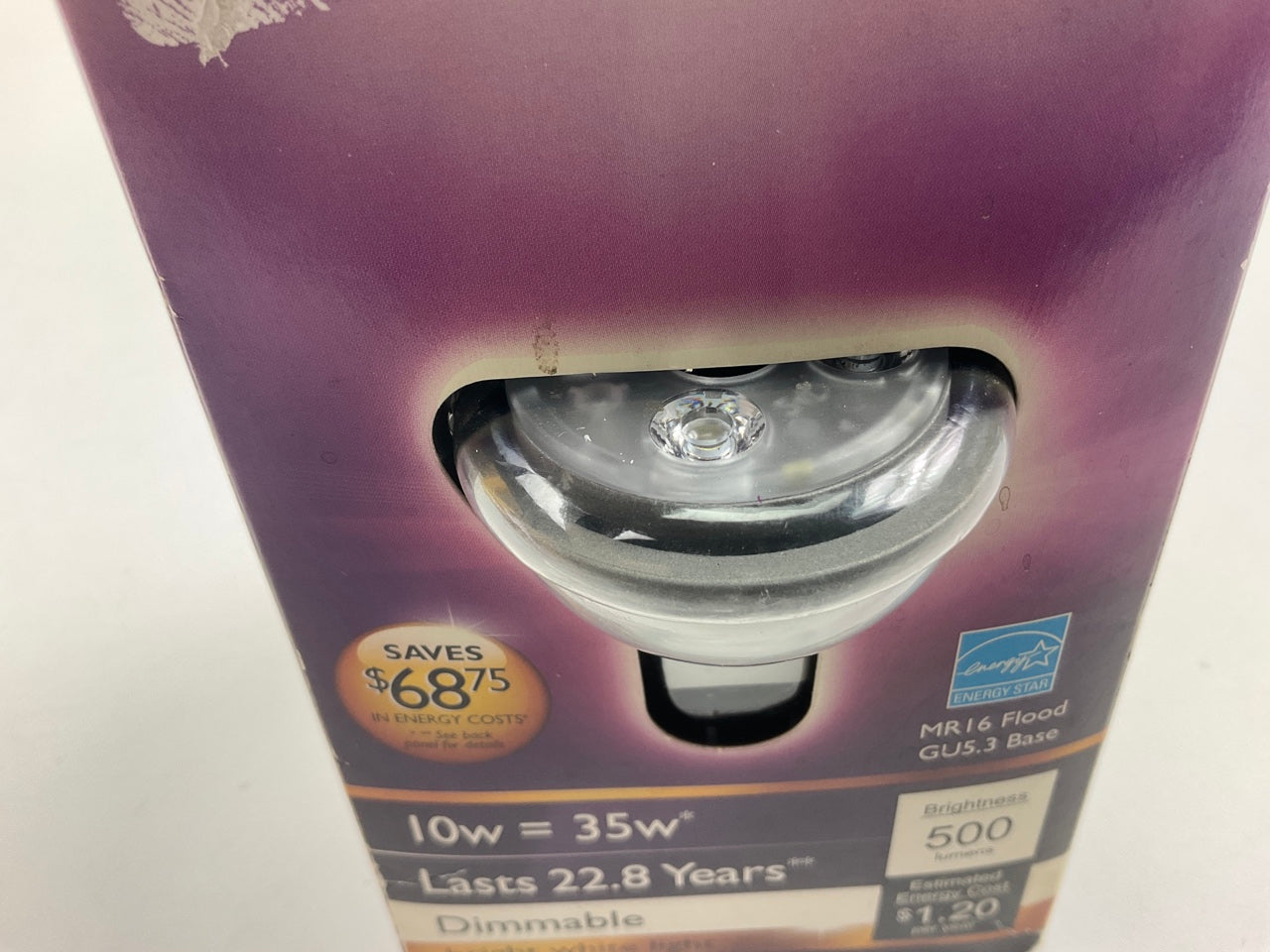 Philips 423780 Dimmable LED Flood Light Bulb MR16 10W