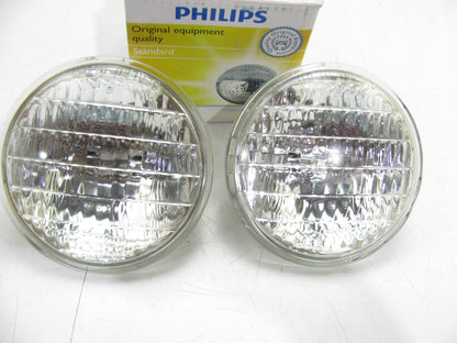 (2) Philips 4340C1 Sealed Beam Lamp Light Bulbs 48V 80W