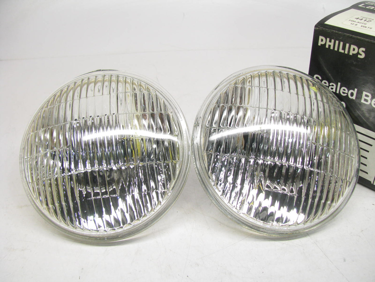 (2) Philips 4412 Sealed Beam Light Bulb Fog Lamp 12.8V 35W